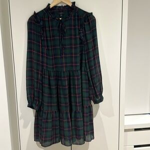 Plaid J.Crew dress size S